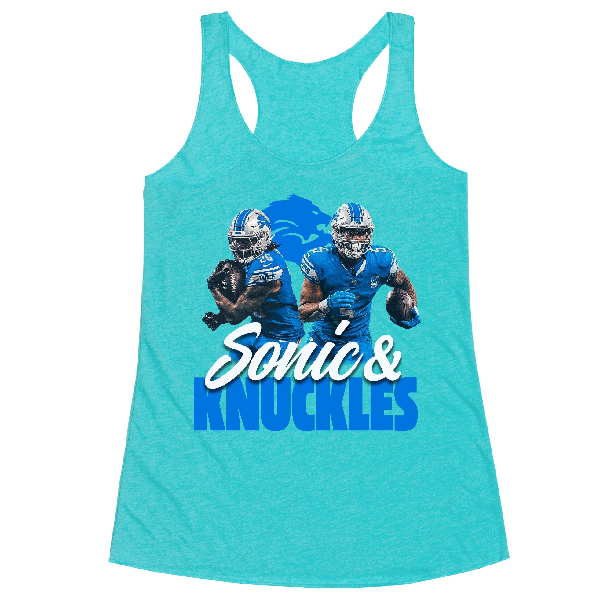 Sonic Knuckles Lions Racerback Tank